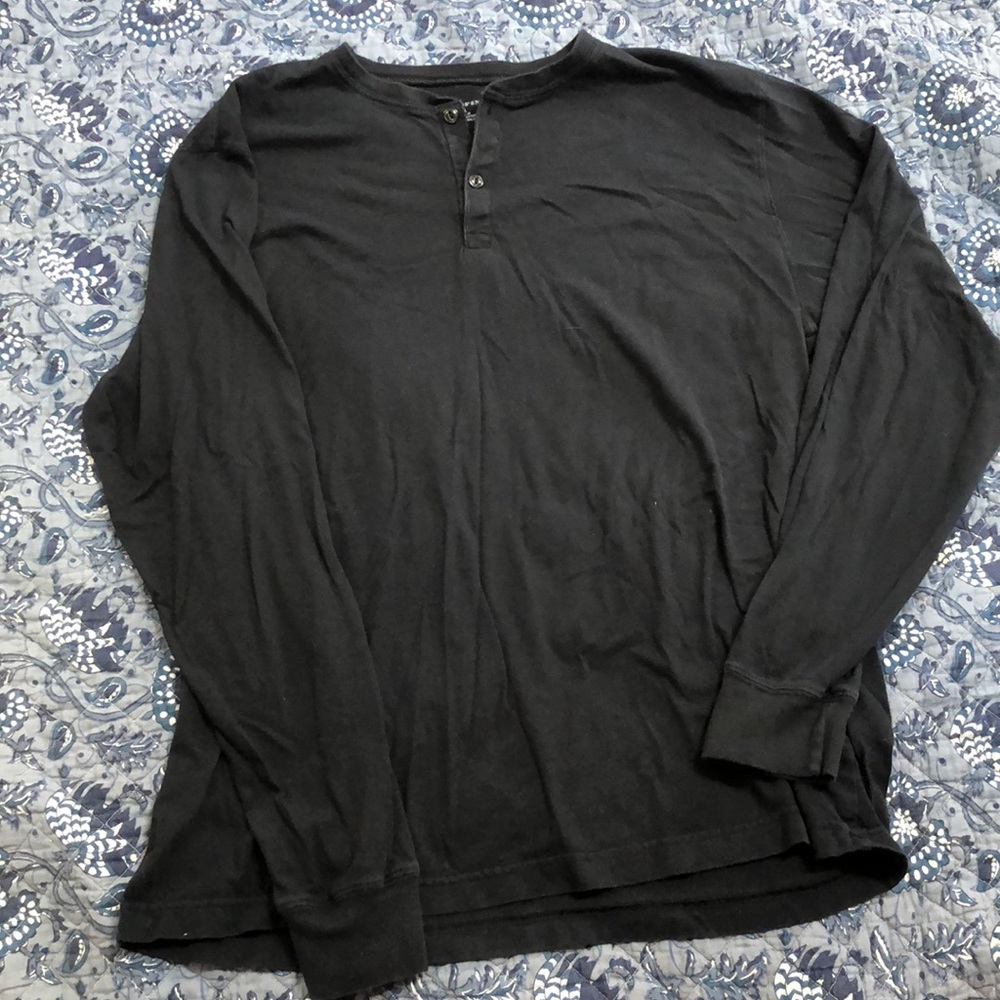 Lands end long sleeve Henley